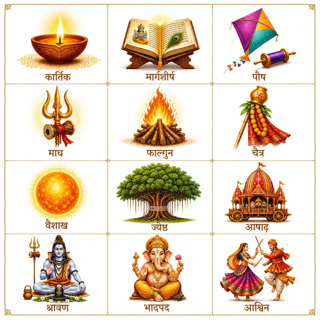 Hindu Months